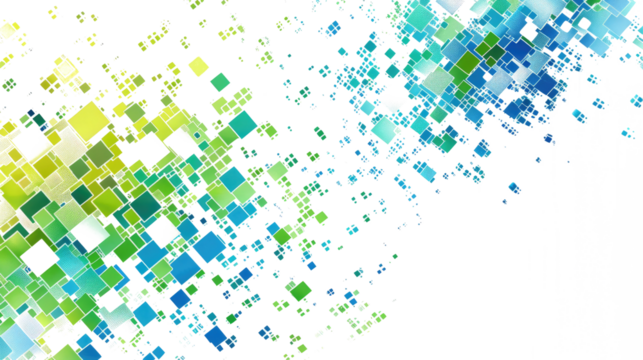 digital pixel art design background for technology or business concept wallpaper isolated on white or transparent png