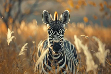Fototapeten zebra in the grass © paul