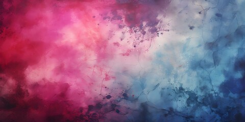 Obraz premium Grunge Fusion: Vintage-Inspired Poster Background with Dark Blue and Neon Pink. Concept Vintage Posters, Grunge Aesthetic, Dark Blue Theme, Neon Pink Accents