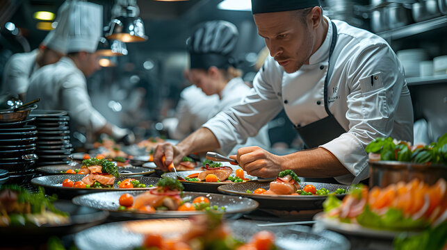 Culinary Artistry Chefs at Work