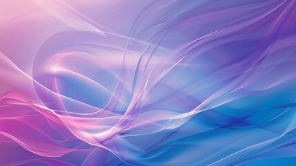 Swirling purple and blue lines create an enchanting abstract background, ideal for wallpaper and design projects, adding a touch of sophistication to any composition