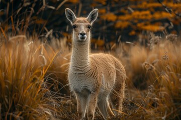 portrait of a llama