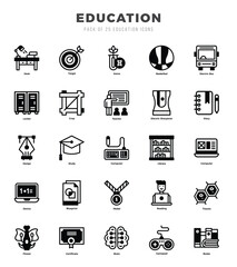 Education Icon Bundle 25 Icons for Websites and Apps