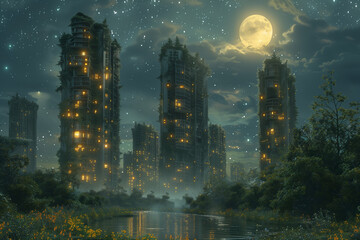 night city landscape
