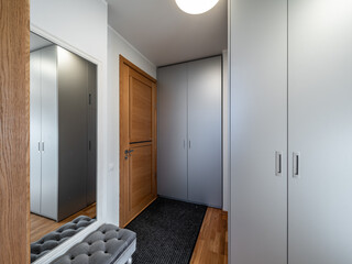 Living room in the modern flat. Lighti from th ewindow.