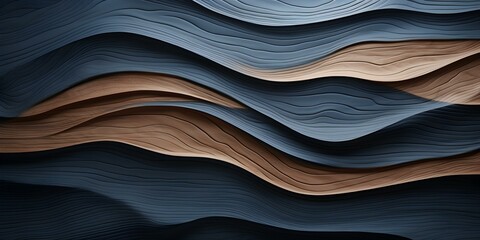 Patterns of Ridges and Valleys: Unique Imprints of Human Touch. Concept Nature's Landscapes, Geological Formations, Natural Textures, Earth's Features