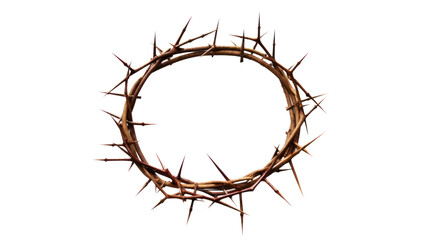Crusifiction of Jesus, crown of thorns, generative ai