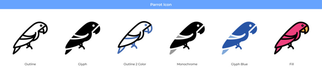 Parrot Icon Set