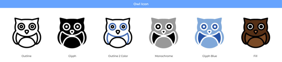 Owl Icon Set