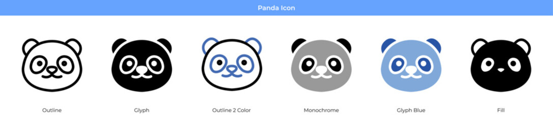 Panda Icon Set