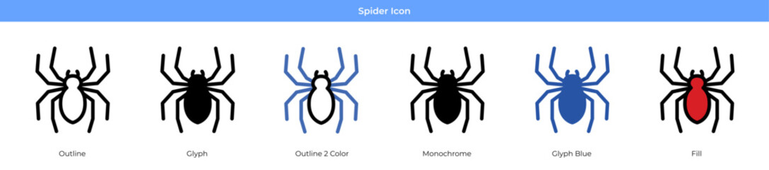 Spider Icon Set