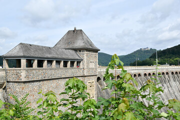 Die Edertalsperre in Nordhessen in Deutschland