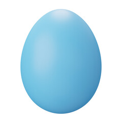 blue easter egg. 3d render illustration. Happy Easter pedestal scene for product display