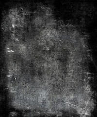 Grunge black material background, obsolete scary texture - 744574809
