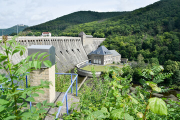 Die Edertalsperre in Nordhessen in Deutschland