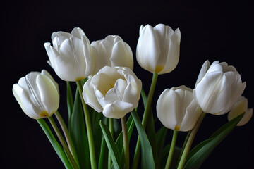 Stunning Tulips in Moody Low Light