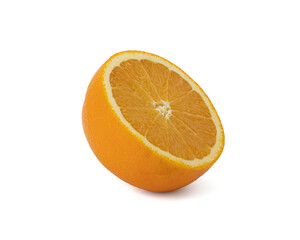 Orange slice isolated on white background Clipping Path