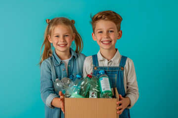 Dynamic Duo Spreading Smiles and Recycling Awareness