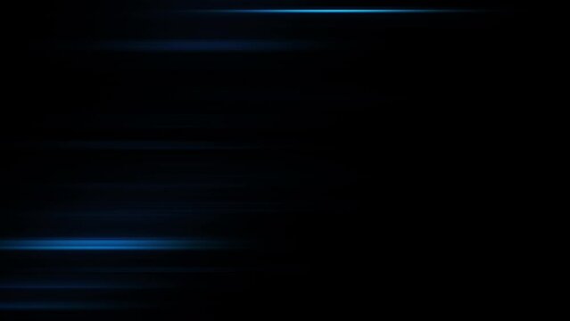 Abstract loop blue horizontal striped gradient lines animation background. 4K animation motion striped lines background with the effect of shadows and volume. Abstract design. 