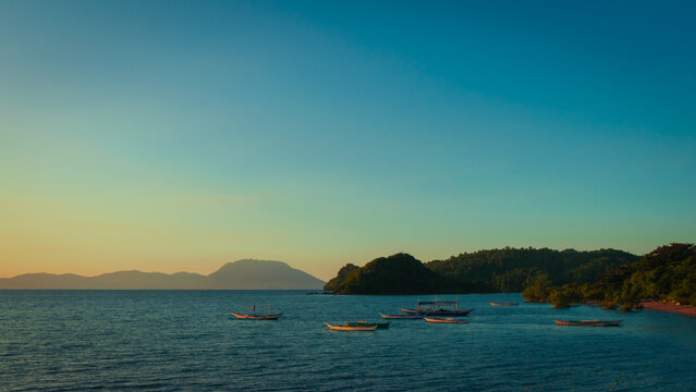 Sunset by the bay. Romblon, Philippines