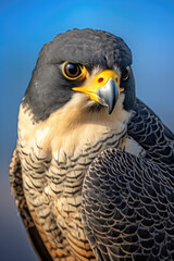 Detailed close up of bird of prey