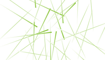 Abstract pattern green random stripe background diagonal chaos line angle.