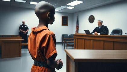 A juvenile court, also known as young offender's court or children's court, is a tribunal having special authority to pass judgements for crimes that are committed by children - obrazy, fototapety, plakaty