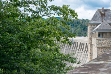 Die Edertalsperre in Nordhessen in Deutschland