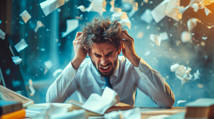 Office Anguish: Depicting Workplace Stress