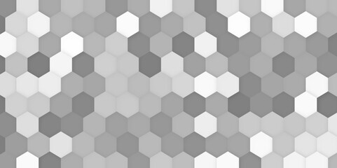 Retro geometric hexagon seamless pattern. 