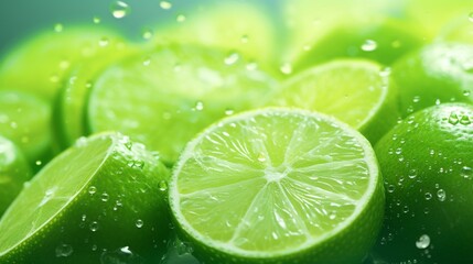 Fresh lime abstract background.	