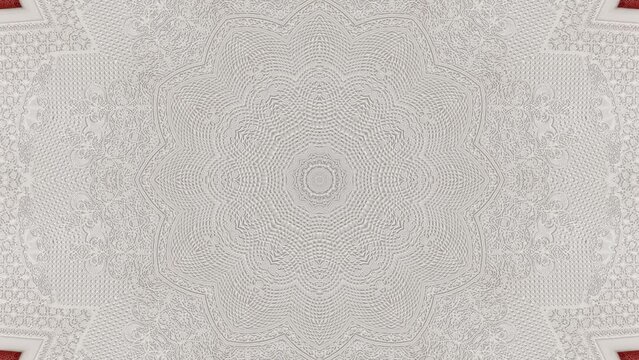 vortex of geometric shapes dmt entities energy, colorful 3d seamless psychedelic loop art with abstract mandala pattern for new age dmt, lsd spiritual awakening and opening chakra.