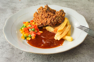 chicken with vegetables