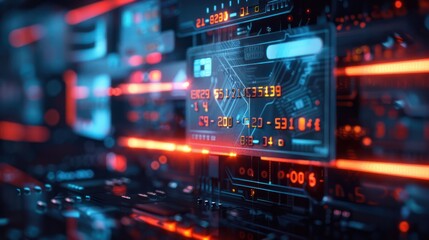 Generate an artwork highlighting the importance of secure payment methods in the digital age