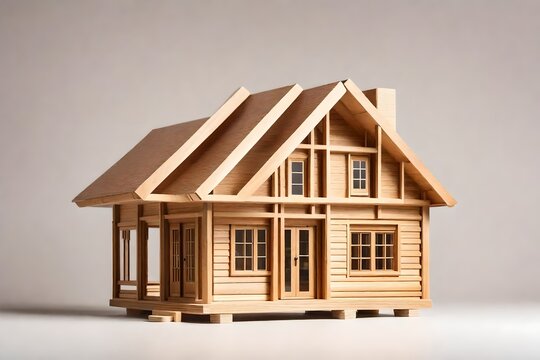 wooden house new style