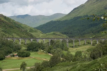 Cercles muraux Viaduc de Glenfinnan Glenfinnan Viaduct in Scotland