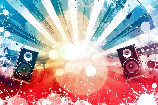 Groove & Glanz: Dynamische Illustration f&uuml;r Flyer- und Plakatdesigns