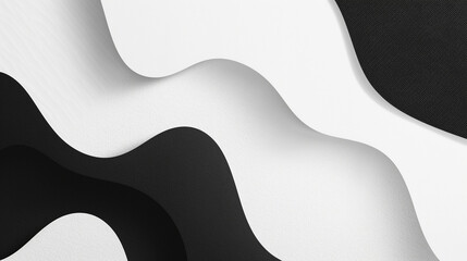 White and Black color retro groovy background presentation design
