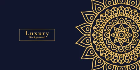 Fotobehang Luxury mandala arabesque ornamental background © jadamprostore