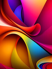 Colorful abstract waving wallpaper background