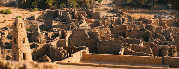 Ruins of an old civilization in Saudi Arabia