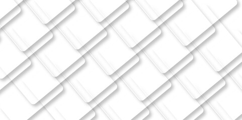 abstract modern square grid pattern ceramic tiles wall and floor background. White and gray paper shape design. Texture surface.metal background. mosic geometry style concept.