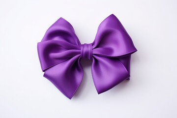 Silk gift bow - isolated on white background - perfect for gifting - copy space available