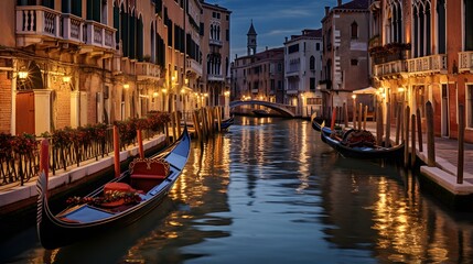 Grand canal in Venice, Italy - obrazy, fototapety, plakaty