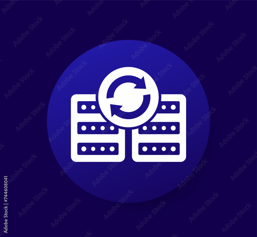 Poster backup servers icon for web