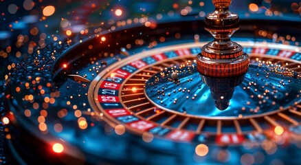 An electric journey awaits as the glowing ball spins on the indoor roulette wheel, transporting players to a world of chance and excitement