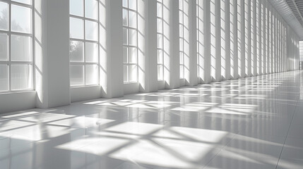 Interior Design Showcase with Futuristic Window Perspective.