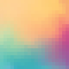 Colorful abstract design geometric background. Pixel art
