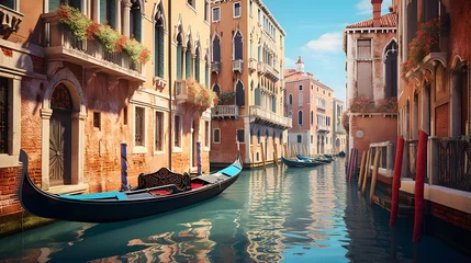 Poster Venice, Italy. Panoramic view of the Grand Canal. © I