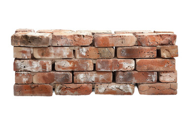 Exploring the World of Brick Construction On Transparent Background.